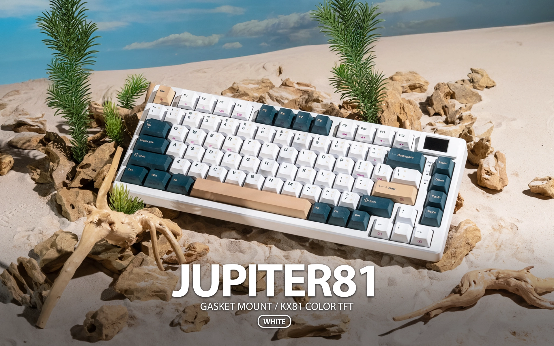 คีย์บอร์ด SARU Jupiter81 Color TFT