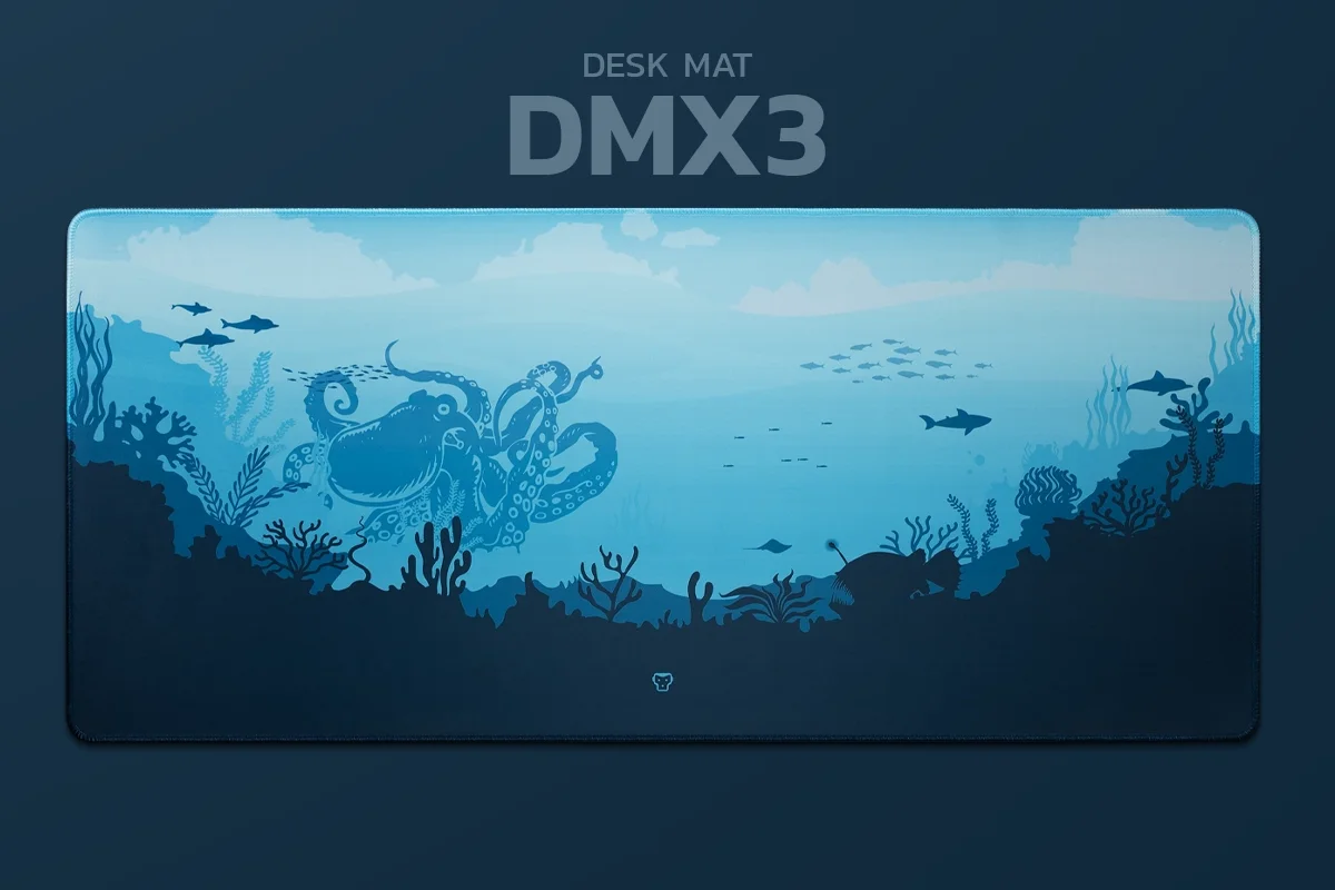 แผ่นรองเมาส์ SARU DMX3 Deep Sea