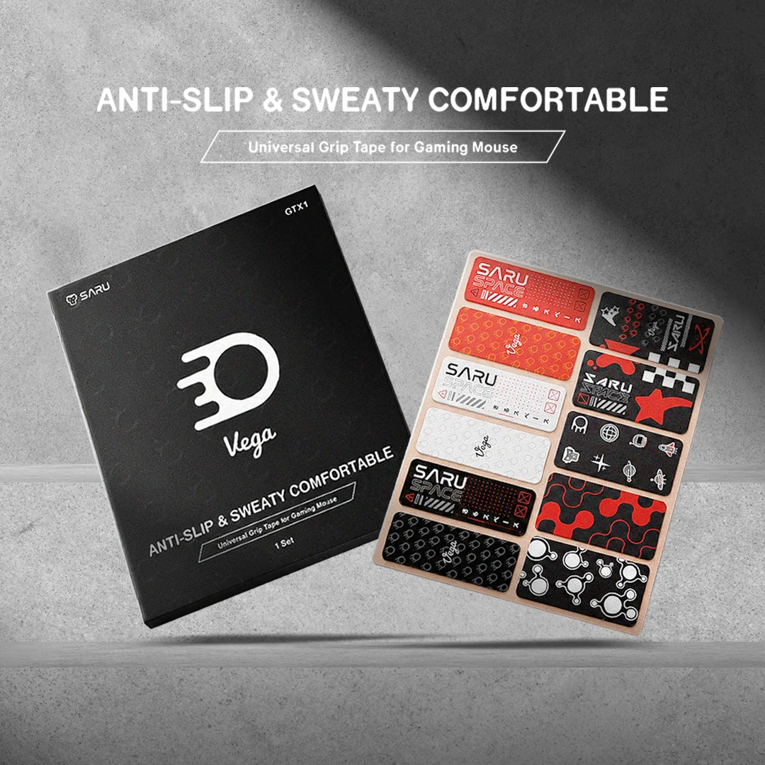 แผ่นกันลื่นเมาส์ SARU GTX1 Vega Grip Tape